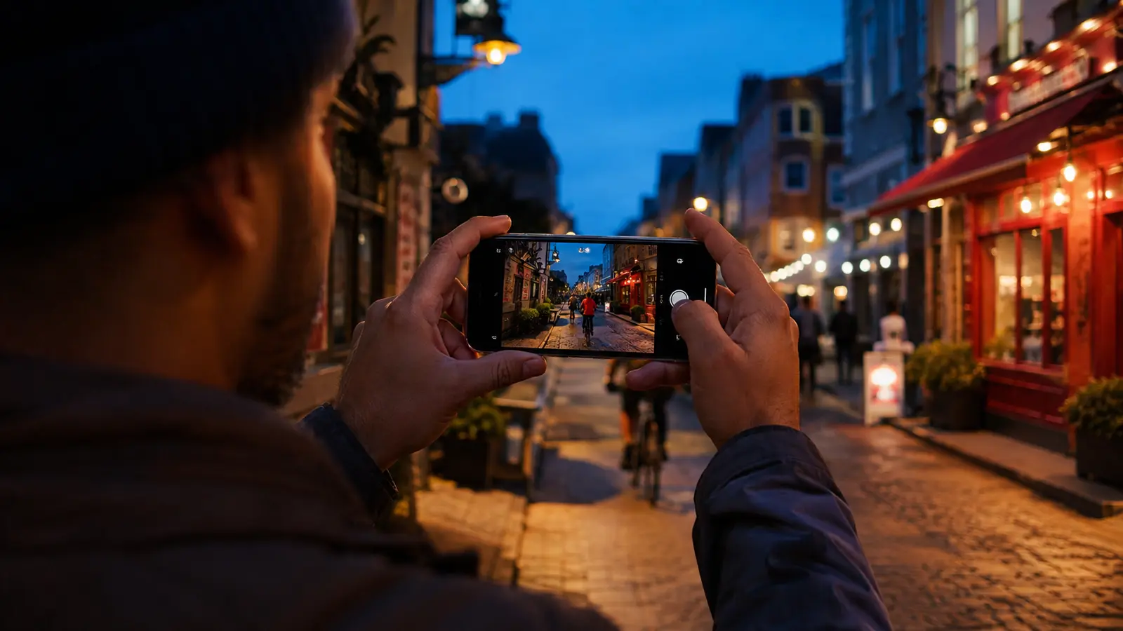iPhone 17e kamera ile gece şehir fotoğrafı çekimi